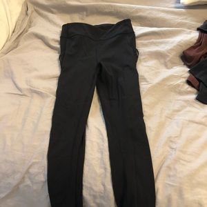Lululemon leggings with mesh detailing